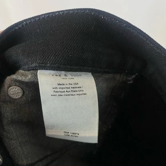 rag & bone‎ Nina High-Rise Stove Pipe - Byan Size 24
